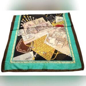 Silk Scarf Paris New York Large